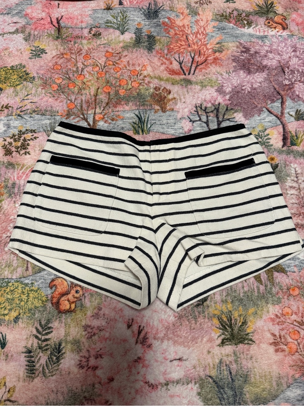 Rachel Roy Striped Black & White Women's Shorts size 0